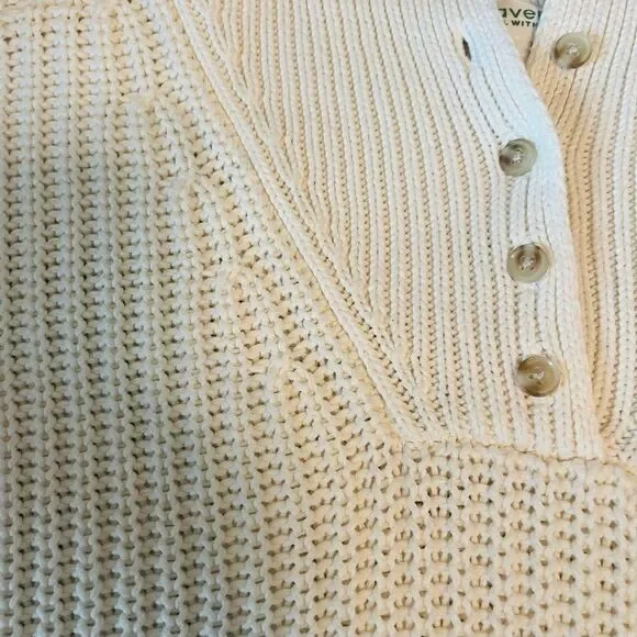 Haven Well Within Cream V-Neck Sweater - Picture 4 of 6